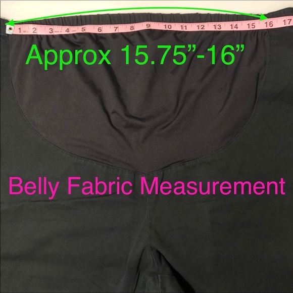 Maternity XL Crop, Ankle, Capri Pants For Plus Size Women - Picture 5 of 11